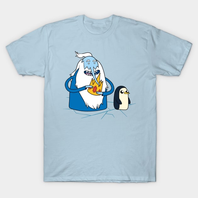 The Ice King and Penguin T-Shirt by valentinahramov